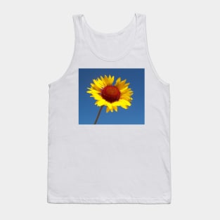 yellow flower Tank Top